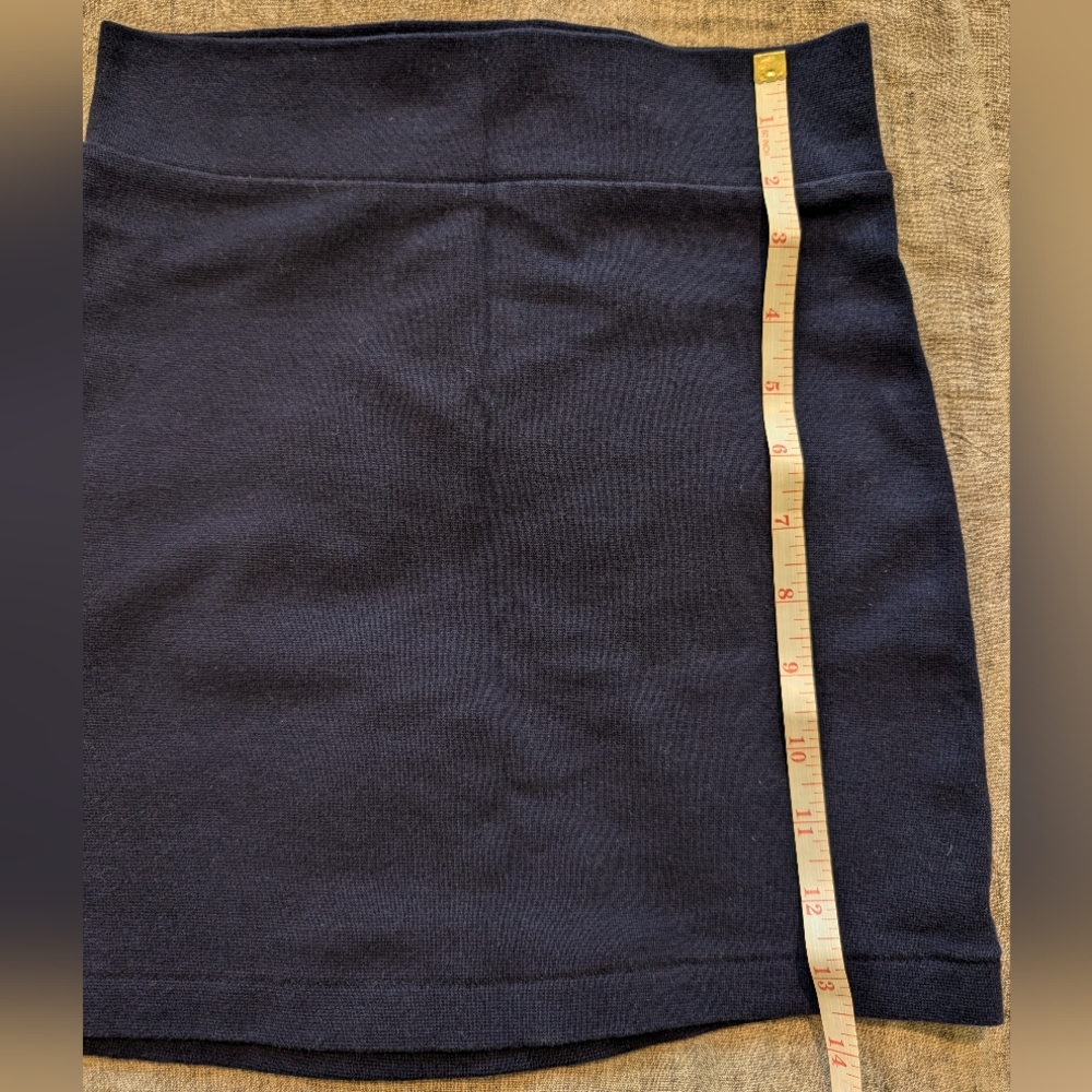 Forever 21 Body Con Mini Tube Skirt Navy Size S - Picture 4 of 4